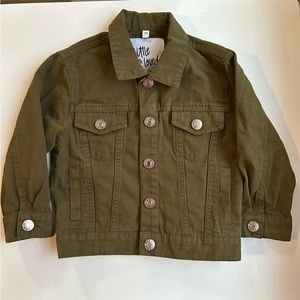 Little & Loved olive denim